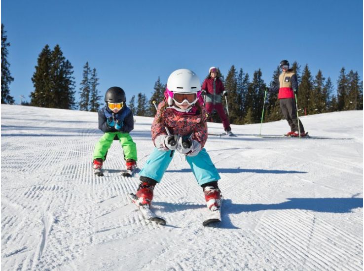 Skifahren skipass Saalbach