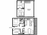 Ferienwohnung Résidence Le Hors Piste mit Mezzanin-10