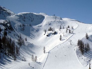 Skigebiet Piste Skilift